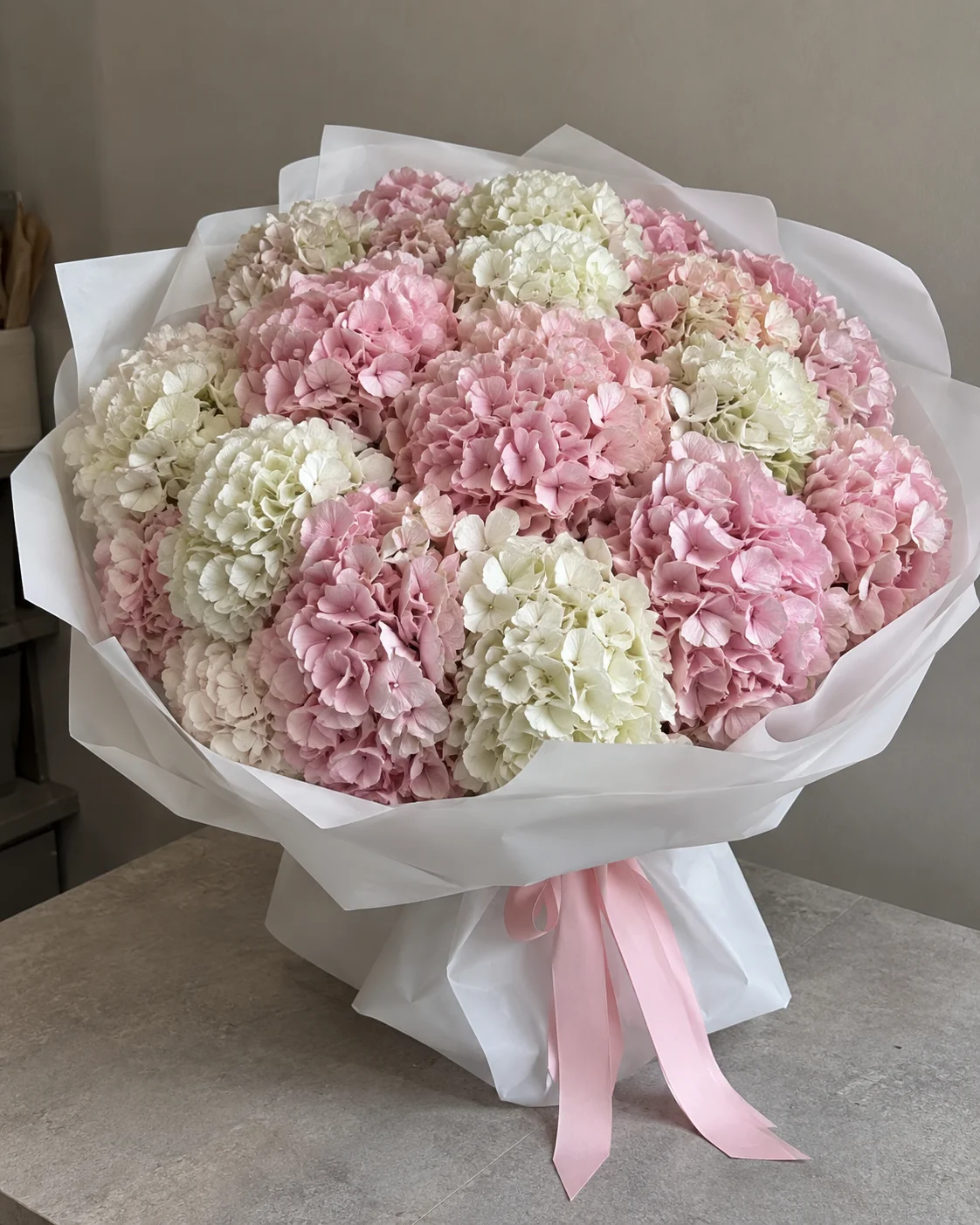Bouquet de Hortensias